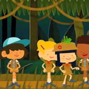 子供と英語の歌を楽しむYouTube-Walking In The Jungle