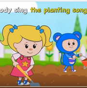 植物を育てる英語ソング「The Planting Song」