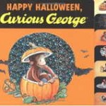 おさるのジョージの絵本「Happy Halloween Curious George」