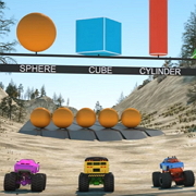 Learn Shapes And Race Monster Trucks