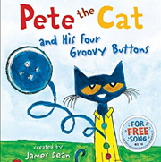 幼児向け英語絵本の読み聞かせ『Pete the Cat and His Four Groovy Buttons』