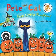 ハロウィーン英語絵本『Pete the Cat Five Little Pumpkins』