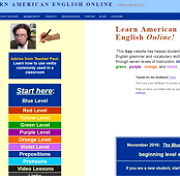 英語で学ぶ無料のオンラインレッスン『 Learn American English Online』