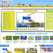 幼児向け英語の学習ゲームサイト『COOKIE』