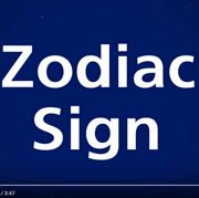 英語で星座のお勉強「Zodiac signs」アニメ動画