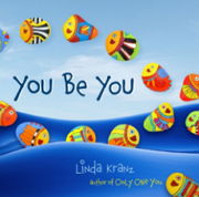 幼児向け英語絵本「You Be You」カラフルなペイントのお魚たち