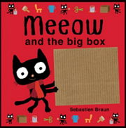 幼児向け英語絵本「Meeow And The Big Box」大きな箱で何を作るのかな？