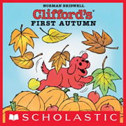 英語絵本「Clifford’s First Autumn」初めての秋を楽しむ子犬のクリフォード