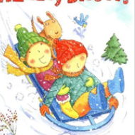 英語絵本「Hello Snow」子供は雪の日の外遊びが大好き