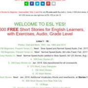 語学習者向けに1,600のショートストーリー