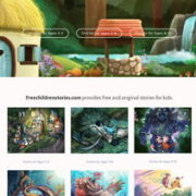 オンライン英語絵本「Freechildrenstories」