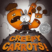ハロウィーンの英語絵本「Creepy Carrots」食べ物を粗末にすると..