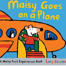 幼児向け英語絵本「Maisy Goes by Plane」飛行機に乗ってお泊り旅行へお出かけ
