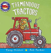 英語絵本「Tremendous Tractors」農場で活躍するトラクターのお話し