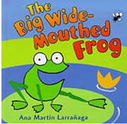 英語絵本「The Big Wide-Mouthed Frog」口の大きなカエル君