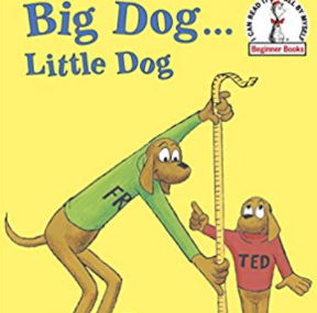 英語絵本「Big Dog…Little Dog」大きな犬とちいさな犬のおはなし