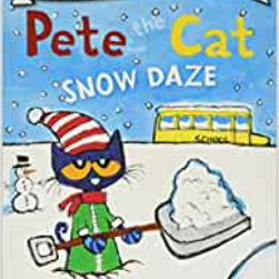 英語絵本「Pete the Cat Snow Daze」ねこのピートの雪あそび
