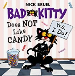 英語絵本「BAD Kitty DOES NOT LIKE CANDY!」バットキティはキャンディが好きじゃない！