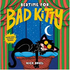 英語絵本「Bedtime for Bad Kitty」ベッドタイムの読み聞かせ