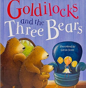 英語絵本の読み聞かせ「Goldilocks and The Three Bears」