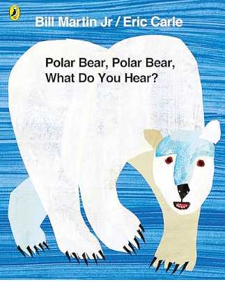 エリック・カールの英語絵本Polar Bear, Polar Bear, What do you hear