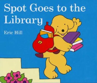 幼児向け英語絵本『Spot goes to the library』