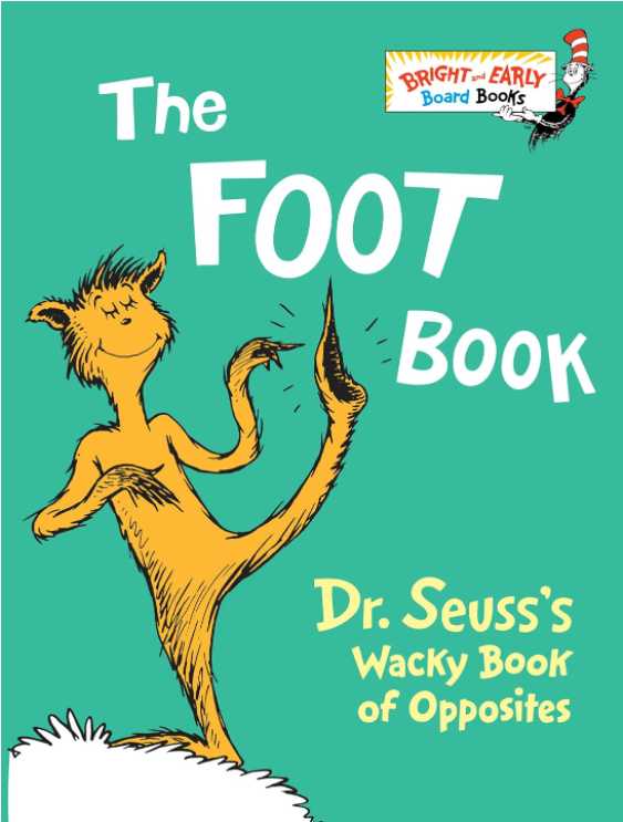 幼児向け英語絵本の読み聞かせに！ドクター・スース『The Foot Book』