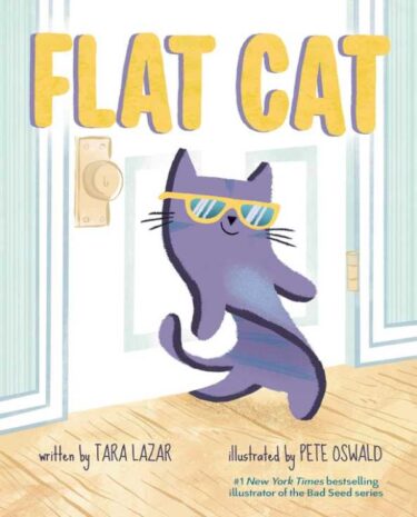 英語絵本の読み聞かせ「Flat Cat」平らな猫のユーモア溢れる物語！