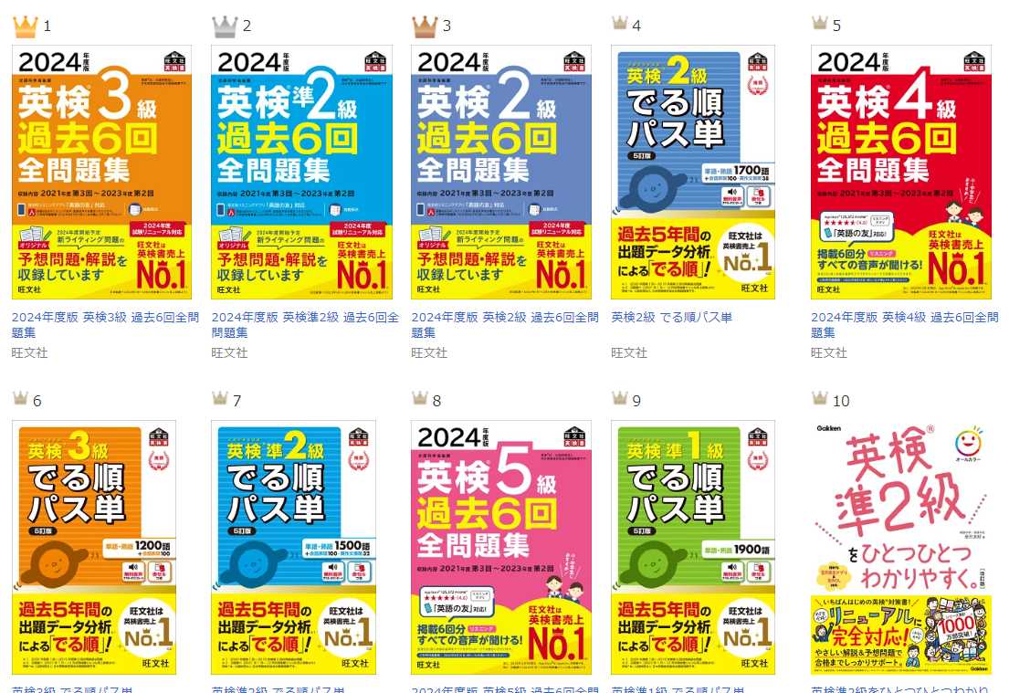 2024年の英検合格を目指すなら、参考書選びがカギ！