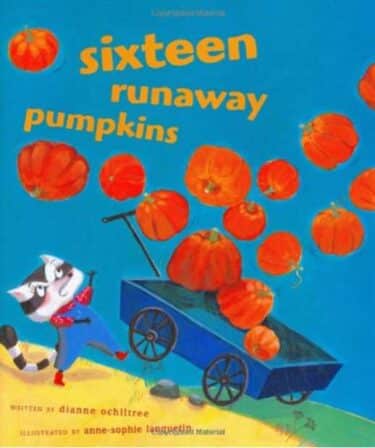 幼児向けハロウィーン英語絵本：読んで遊んで数を覚える「Sixteen Runaway Pumpkins」