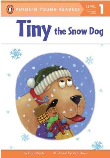 幼児向け英語絵本「Tiny the Snow Dog」愛犬と雪の日の冒険