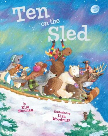 「Ten on the Sled」で学ぶ英語の数え方＆動物の名前