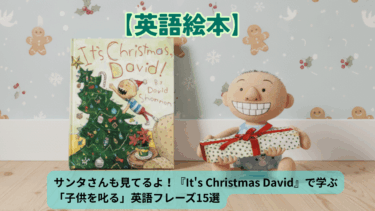 サンタさんも見てるよ！『It's Christmas David』で学ぶ「子供を叱る